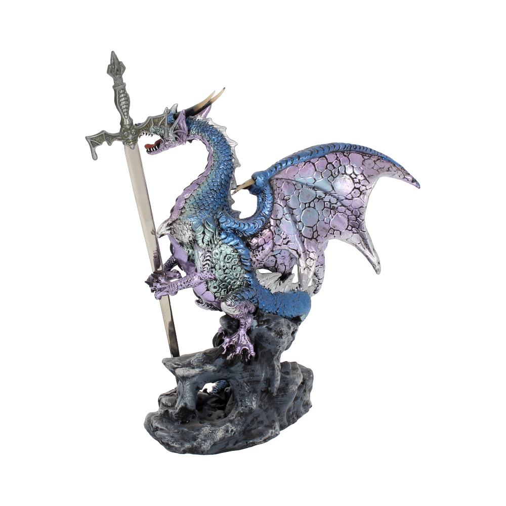 Sword of the Dragon figurine - side view with sword