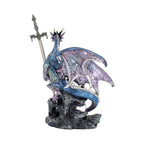 Sword of the Dragon figurine - rear three-quarter view