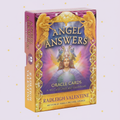 Angel Answers — box front, gold stars