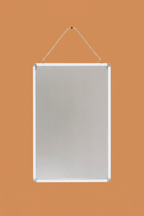 Autumn Magic Sign - back, burnt orange background