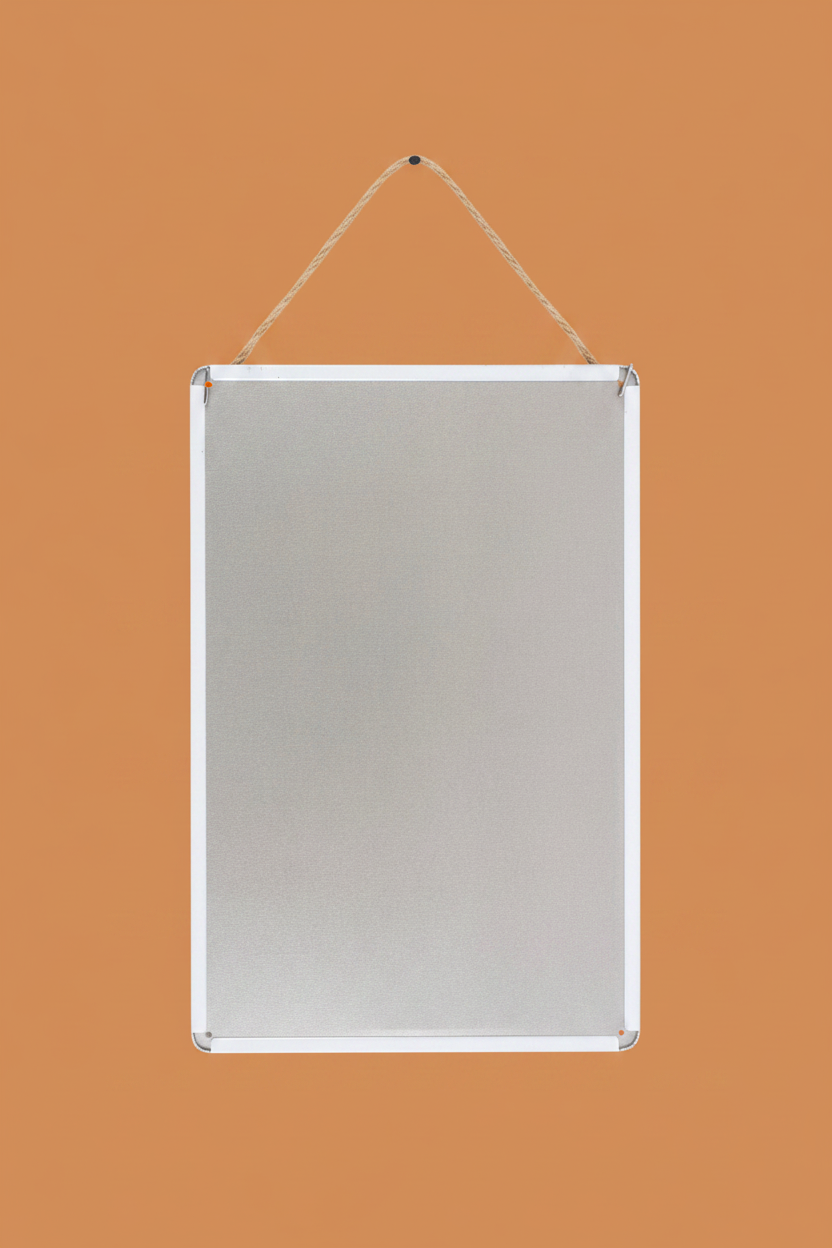 Autumn Magic Sign - back, burnt orange background