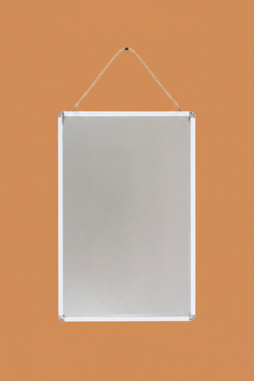 Autumn Magic Sign - back, burnt orange background