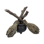 Broomstick crystal ball holder – full product shot