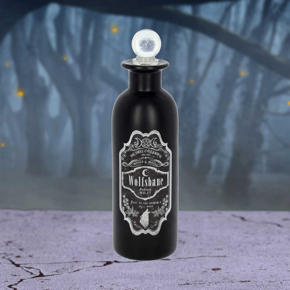 Wolfsbane Potion bottle – full label view on white background
