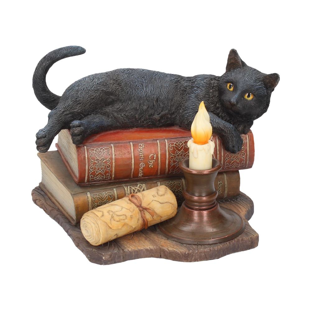 Spirit Guide black cat figurine – full product white background
