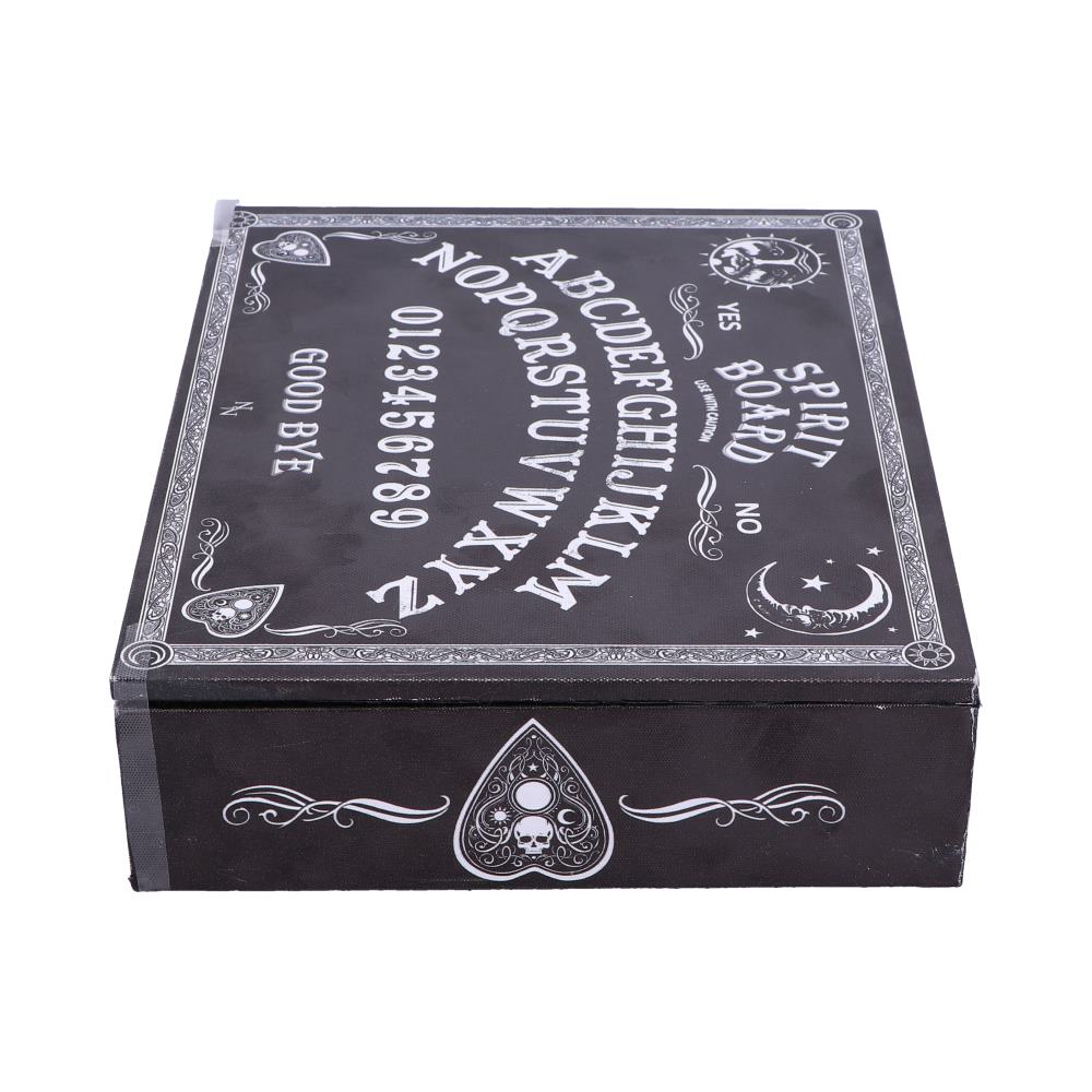 Spirit board jewellery box - closed top view