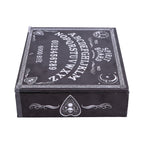 Spirit board jewellery box - closed top view
