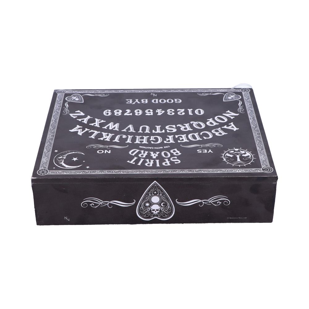 Spirit board jewellery box - closed angle view
