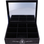 Spirit board jewellery box - open angle view