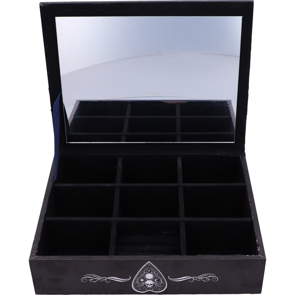 Spirit board jewellery box - open angle view