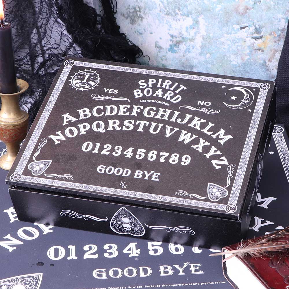 Spirit board jewellery box - lifestyle shot closed