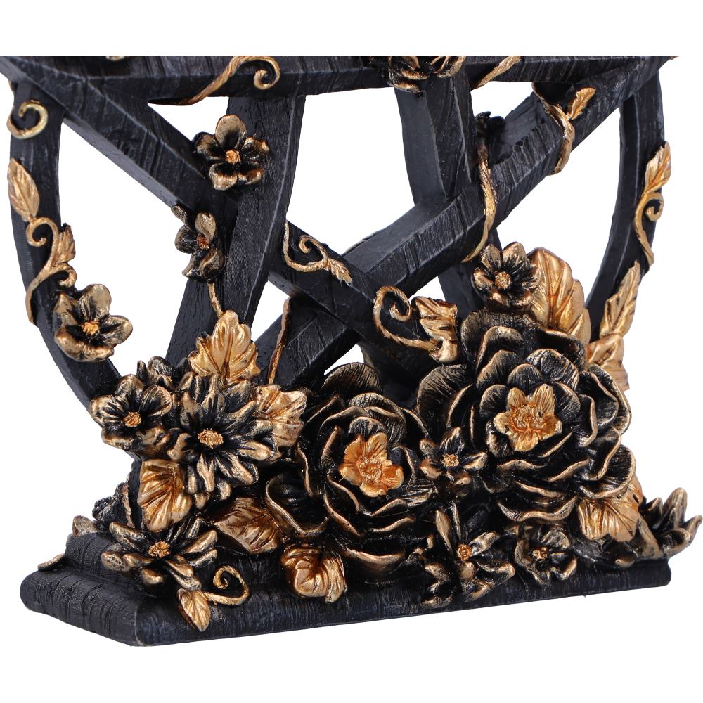 Floral pentagram sculpture - lifestyle shot
