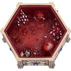 Pandora's Box trinket box - lifestyle shot open on dark surface