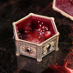 Pandora's Box trinket box - angle view showing lid detail