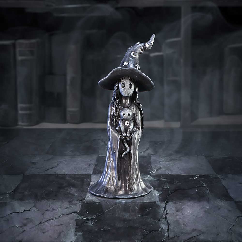 Little Souls Glimmer witch figurine - angle view