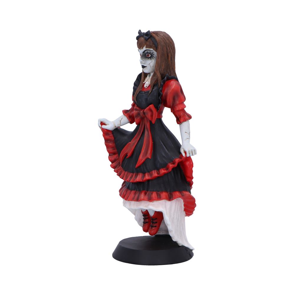 Gothic lolita doll figurine - side view full length
