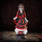 Gothic lolita doll figurine - three quarter angle view