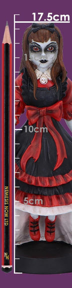 Gothic lolita doll figurine - size guide 17.5cm