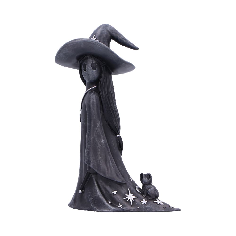 Little Souls Sparkle witch figurine - side view full length