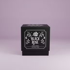 Black Rose Twilight Blush - light purple background