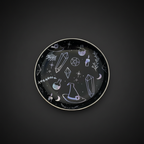 Crystal Witch Ceramic Trinket Dish - Square