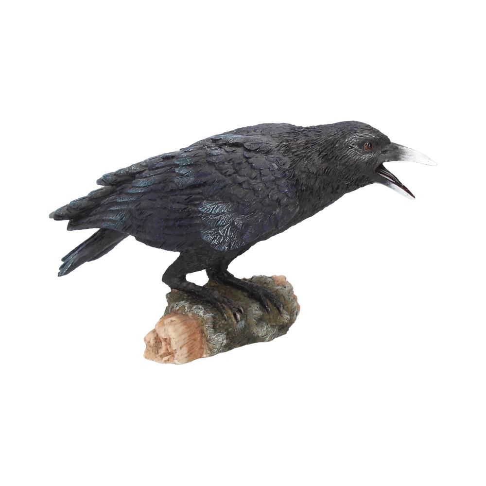 Raven Figurine – front angle view