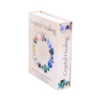 Crystal Healing Gemstone Set – side angle of book gift box