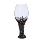 Green Man Wine Glass - front view