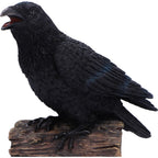 Raven Sound Box Figurine - base detail with runic ring
