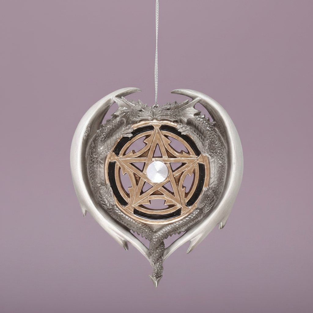 Dragon Magic - front view, purple background