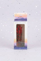 Ritual Wand - front in box, pale purple stars