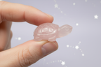 Rose Quartz Turtle - image 5, pale purple stars