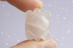 Rose Quartz Turtle - image 6, pale purple stars