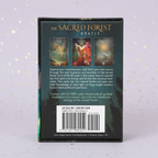 Sacred Forest Oracle — box back, gold stars