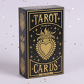 Sacred Heart Tarot — box front, gold stars