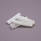 Selenite Stick - scattered, purple background