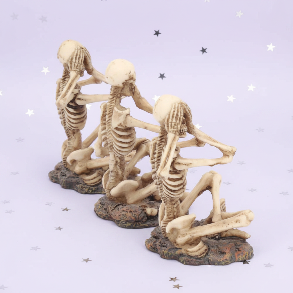 Skeletons — front-left, silver stars