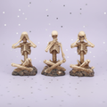 Skeletons — front, silver stars