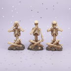 Skeletons — front, silver stars