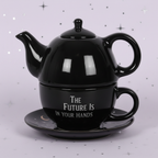 Tea For One — back view, silver stars