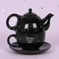 Tea For One — stacked, silver stars