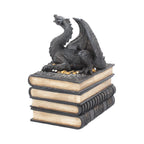 Dragon's Hoard Book Box - rear three-quarter view showing wing detail