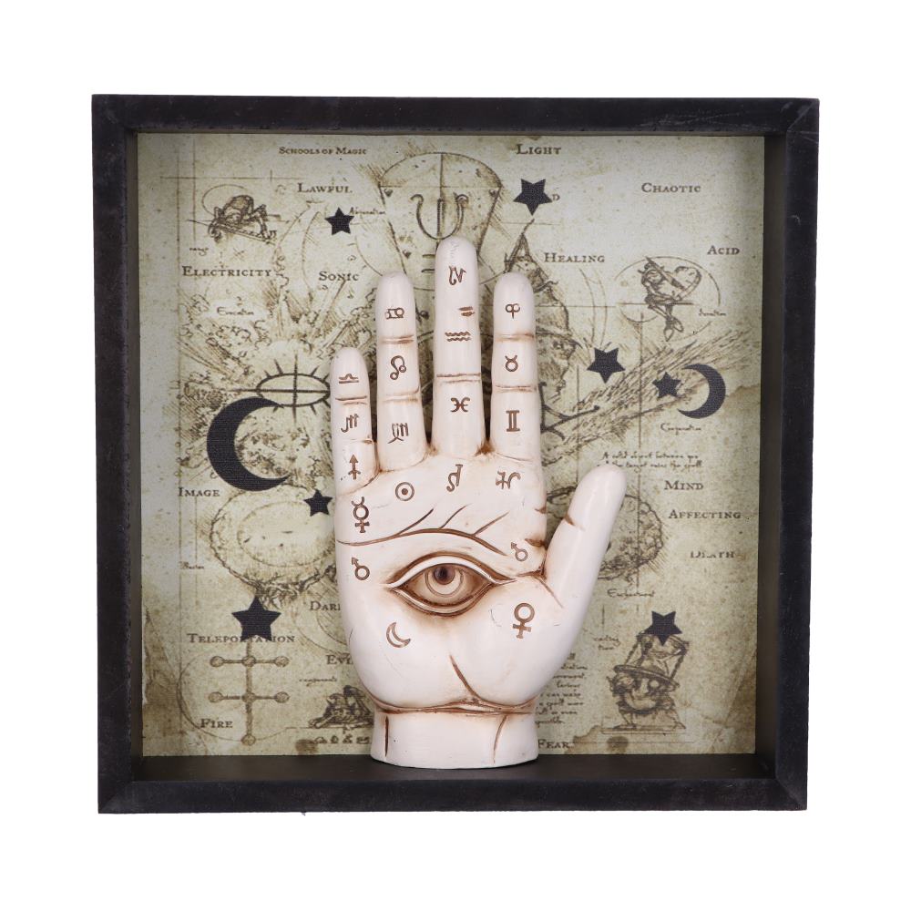 Palmistry Hand Shadow Box - product shot on white background front facing