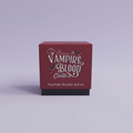 Vampire Blood - red box, lavender background