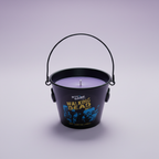 Walking Dead - top view, plain lavender background