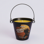 Werewolf Poison candle in a bucket- lavender background