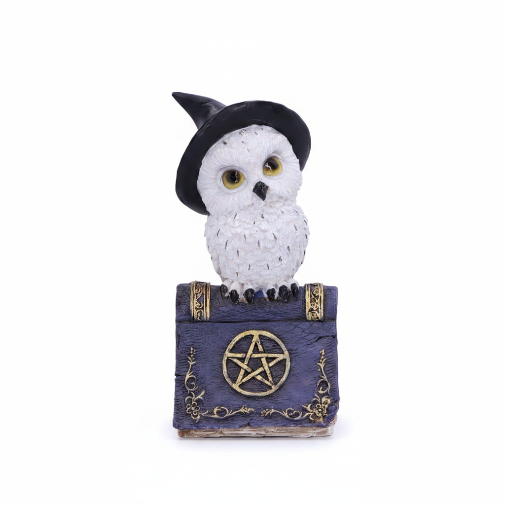 Witch's Familiar Owl Figurine - Square