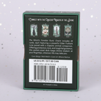 Witch's Familiar Runic Oracle — box back, silver stars